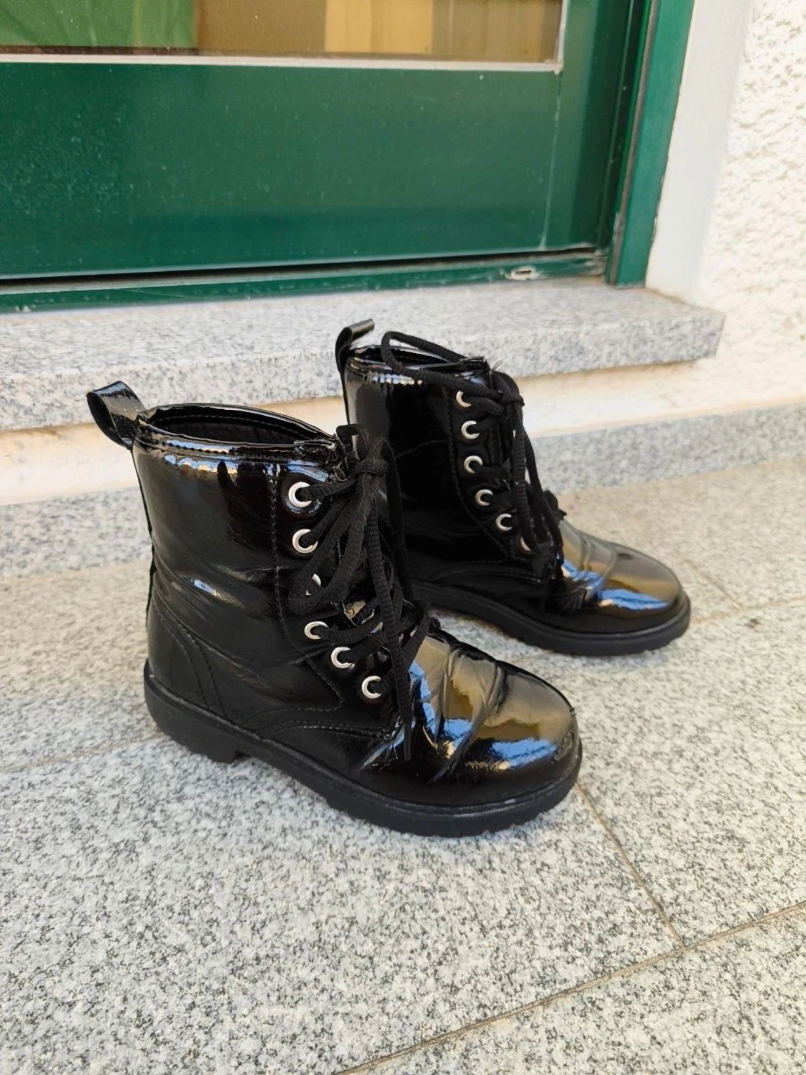 Botas militares Mo (Lacado/Negro) | Bottines – photo 3